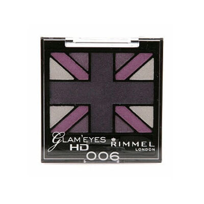 Rimmel London Glam Eyes HD Quad Cosmetic 2,5ml 001 Black Cab