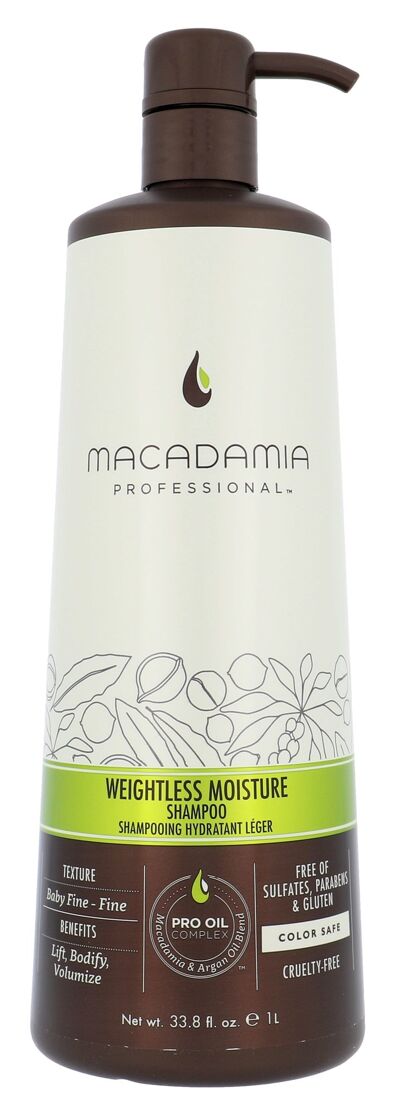 Macadamia Professional Weightless Moisture Cosmetic 1000ml 