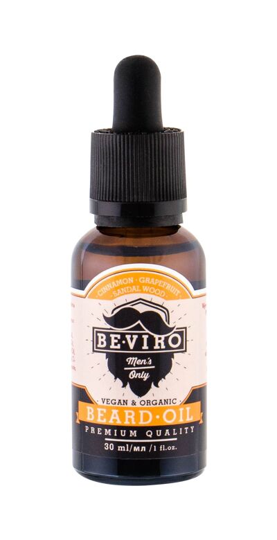 Be-Viro Men´s Only Beard Oil 30ml Grapefruit, Cinnamon, Sandal Wood